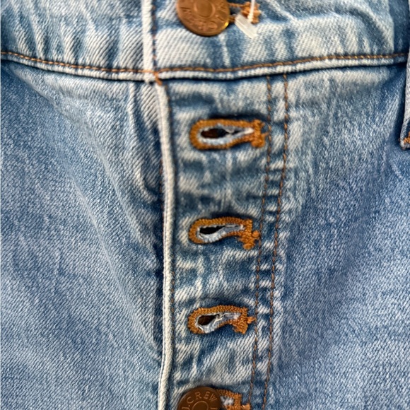 J. Crew Mid-Rise Flare Crop Jeans in Light Blue - Picture 2 of 4